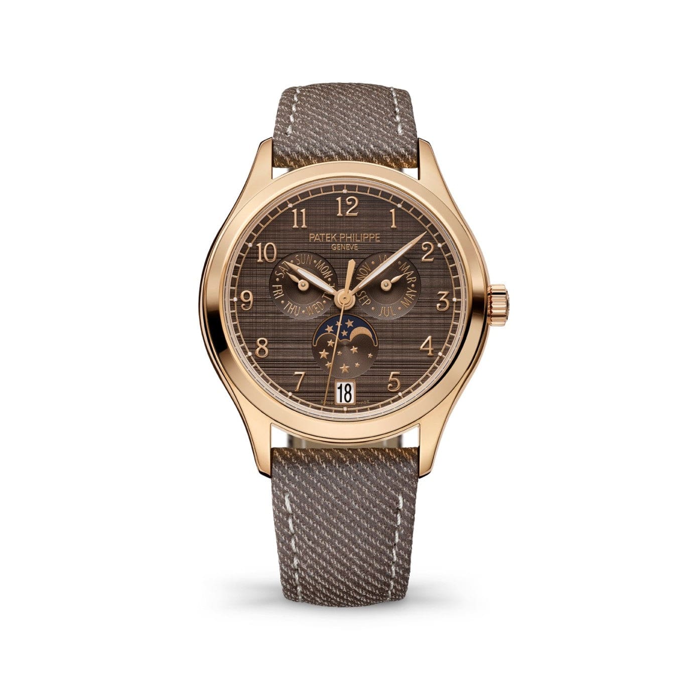 PATEK PHILIPPE [中古]濃ブラウン　クロコ革ベルト Patek Philippe Complications 4946R-001 – Long's Jewelers