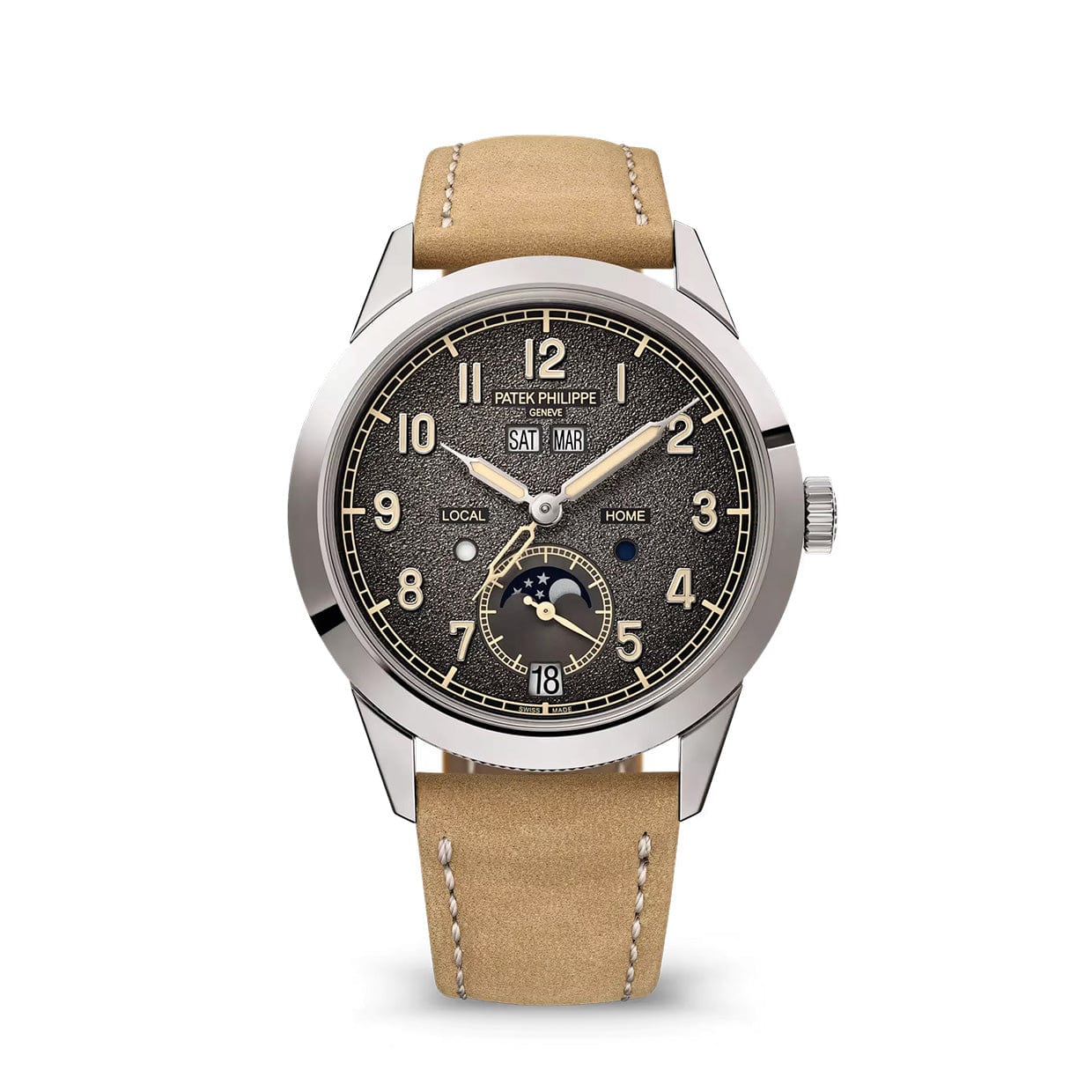 Patek Philippe カーフレザーベルト 5326G-001 Patek Philippe Complications 5326G-001 – Long's Jewelers