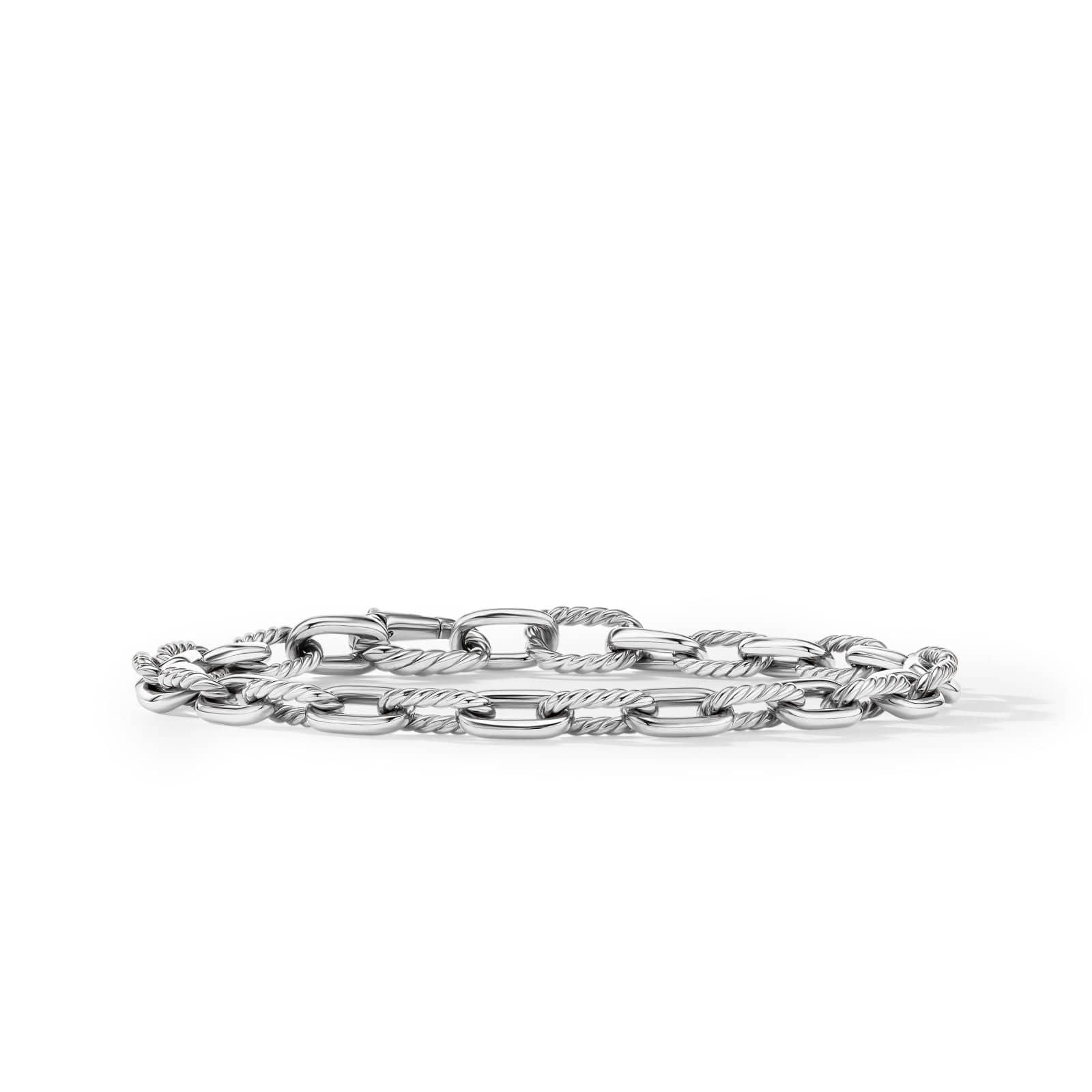 DY Madison Chain Bracelet in Sterling Silver, 6mm – Long