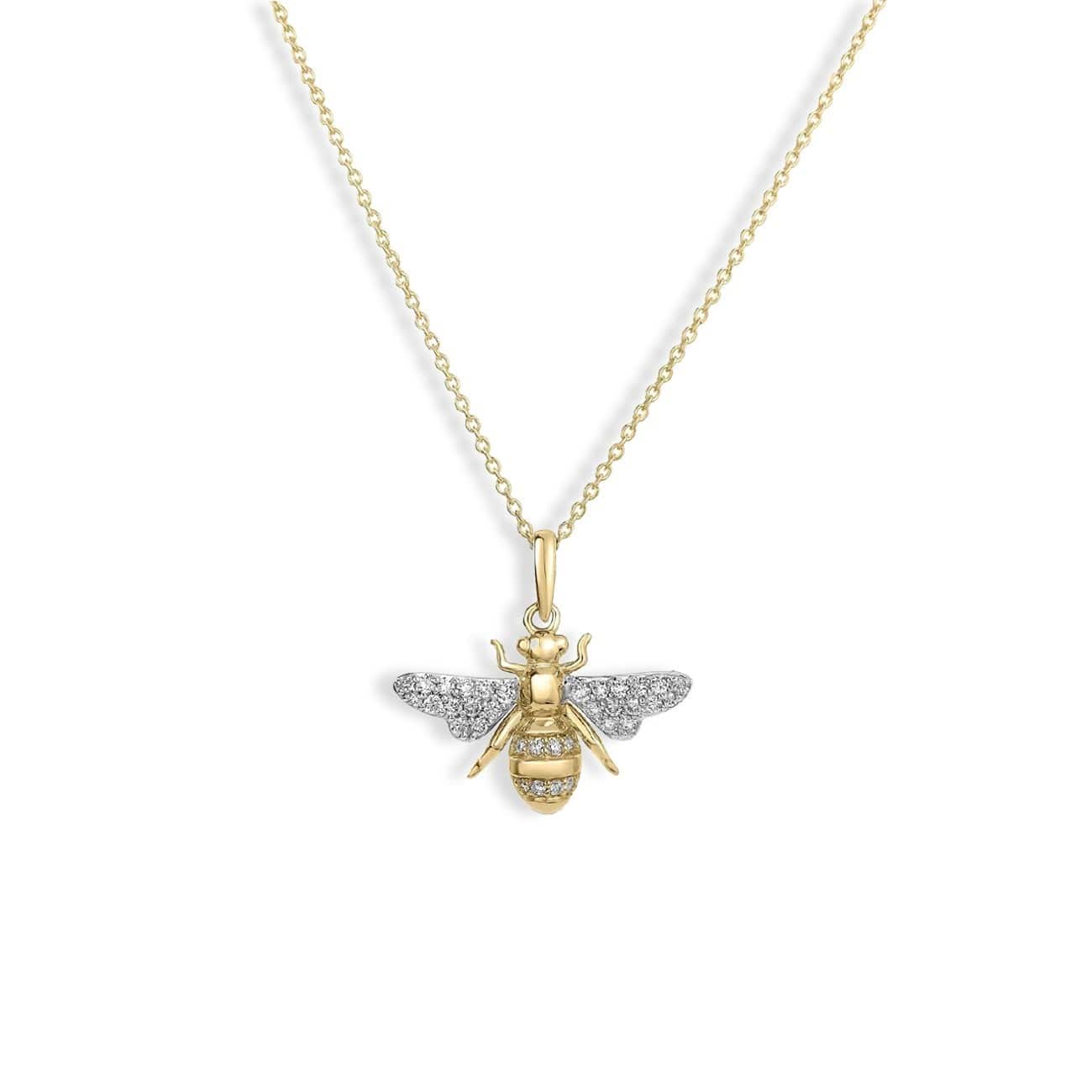 Roberto Coin Roberto Coin 18K Yellow and White Gold Diamond Bumble Bee Pendant Necklace TruScore & Quality Report