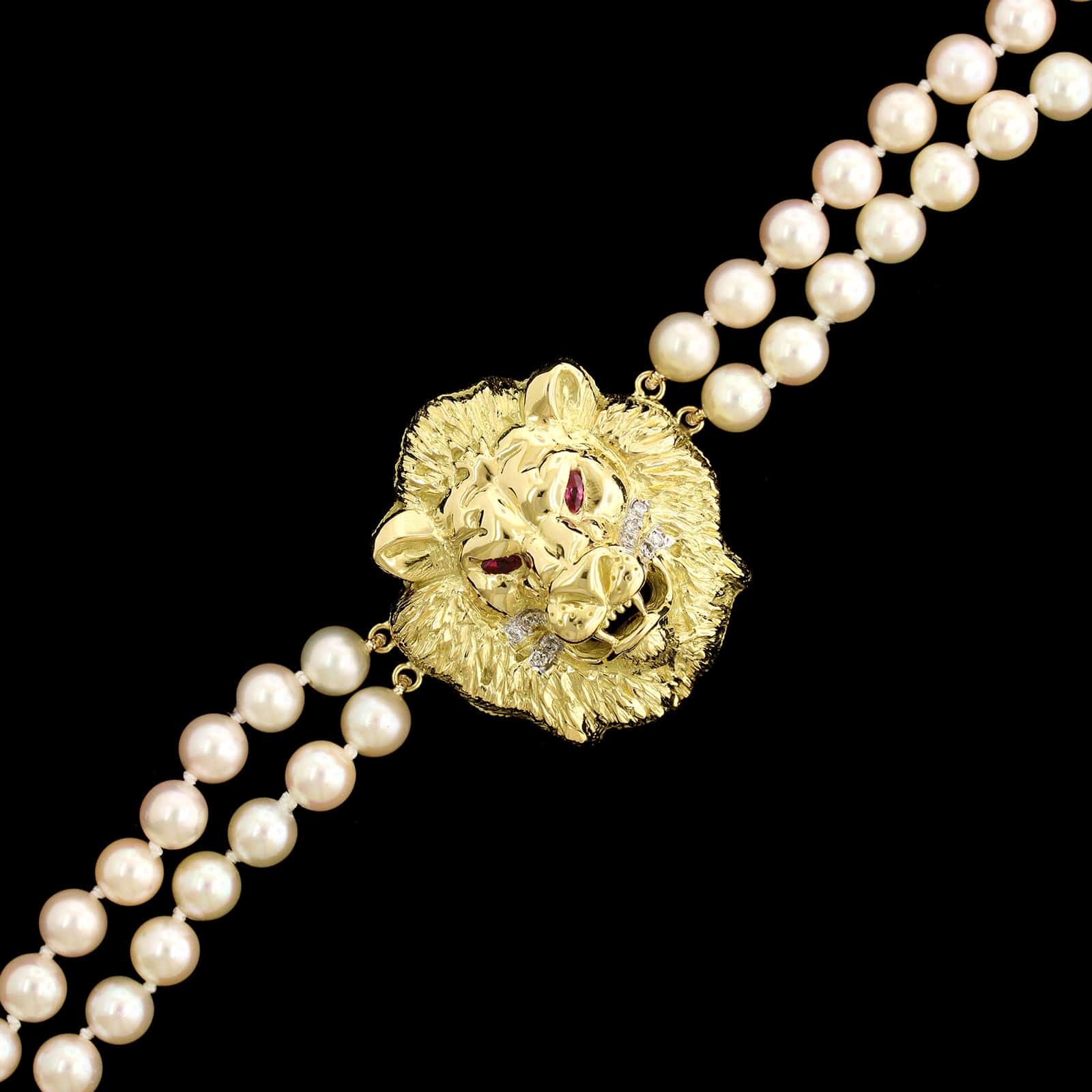 アクセサリー 9090 King Logo Perl Necklace King Logo Perl Necklace – YZ