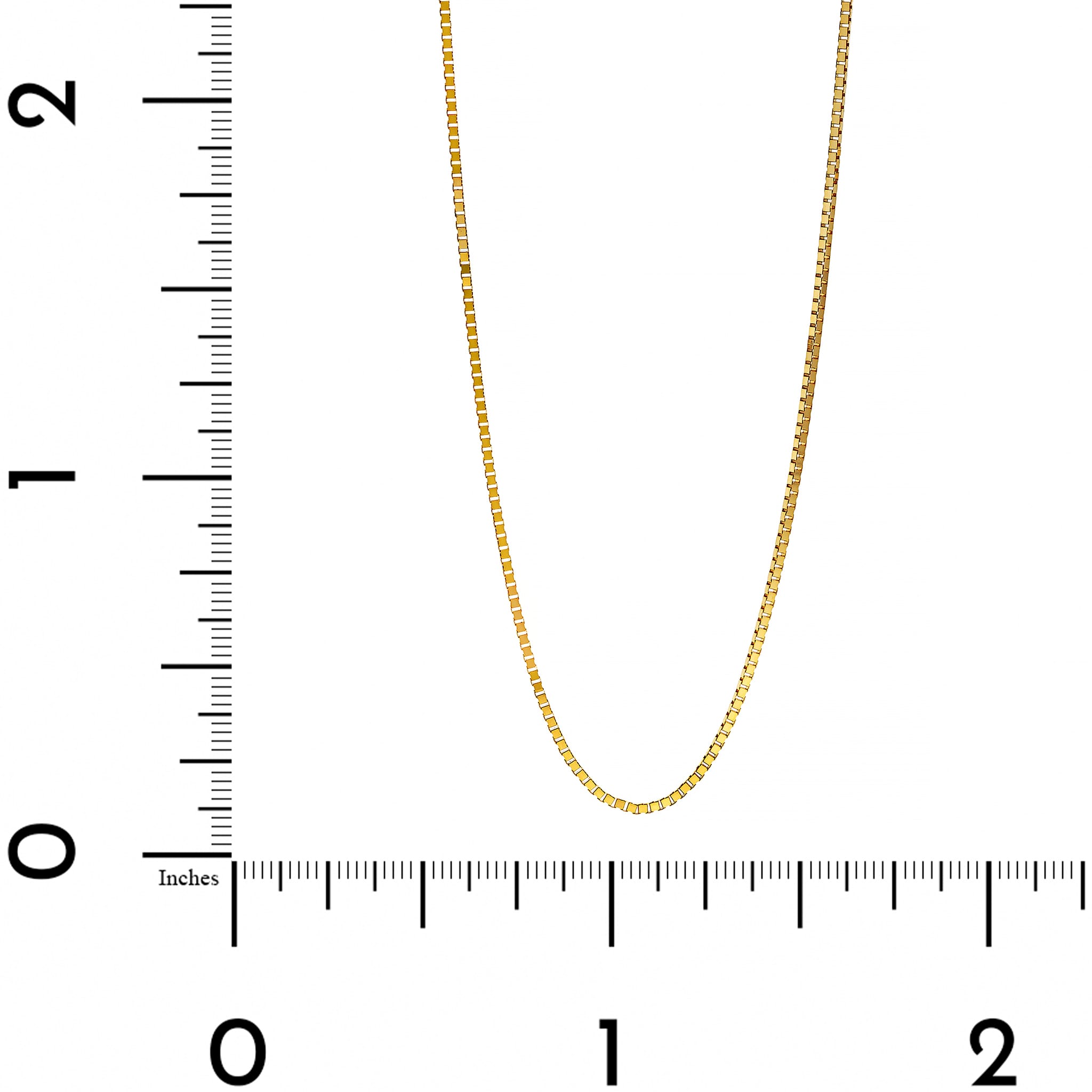 14K Yellow Gold .75mm Box Chain Necklace – Long's Jewelers