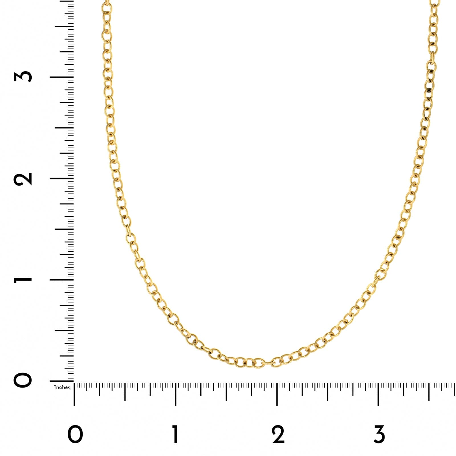 アクセサリー NEEDIS K18 Yellow Gold Necklace 50cm K18 YELLOW GOLD | NEEDIS