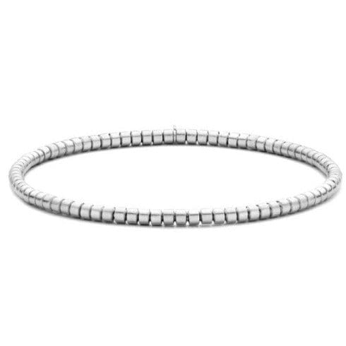 Hulchi Belluni 18K White Gold Bead Stretch Bracelet – Long's Jewelers