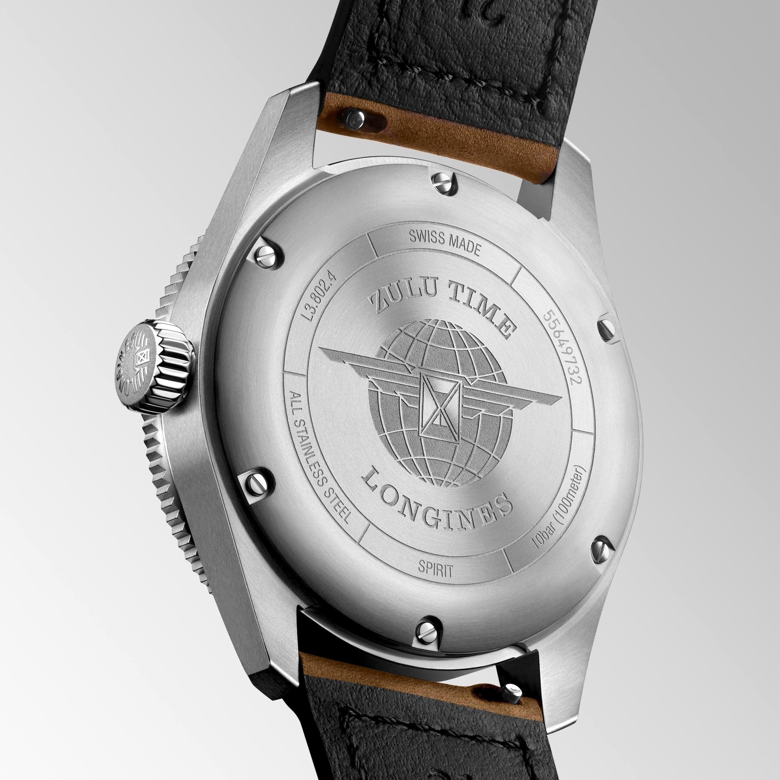 Longines Spirit Zulu Time 39mm L3.802.4.63.2 – Long's Jewelers
