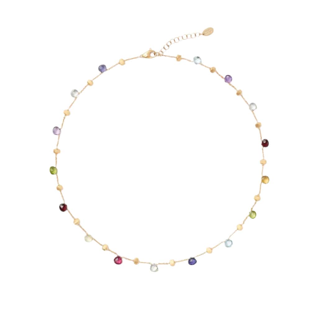 Marco Bicego 18K Yellow Gold Mixed Gemstone Paradise Necklace