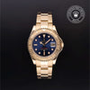Rolex Certified Pre-Owned Yacht-Master in Oyster, 35 mm, 18k yellow gold 68628 watch available at Long's Jewelers.