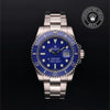 Rolex Certified Pre-Owned Submariner in Oyster, 40 mm, 18k white gold 116619LB watch available at Long's Jewelers.