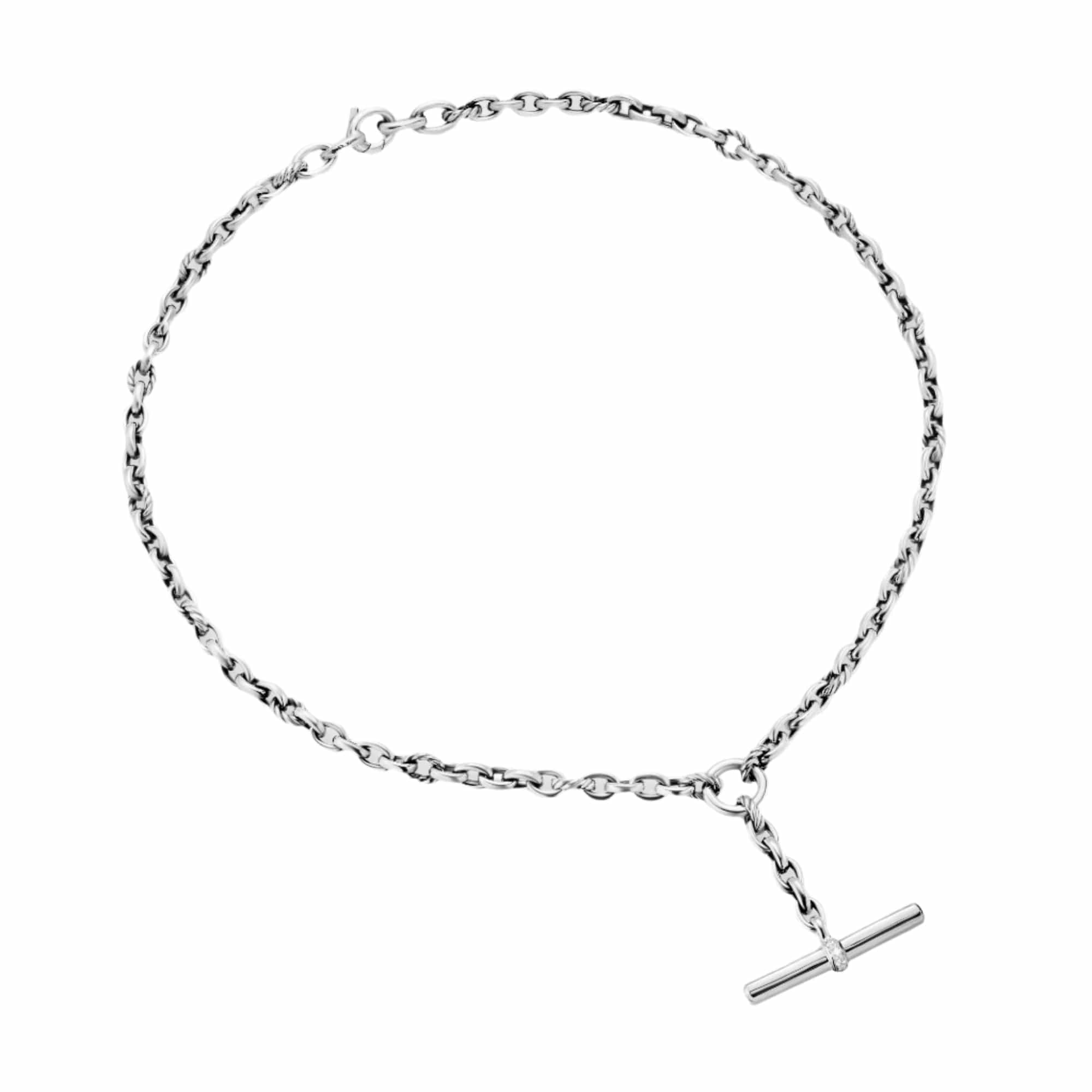 DY Mercer® Petite Toggle Chain Necklace Sterling Silver with