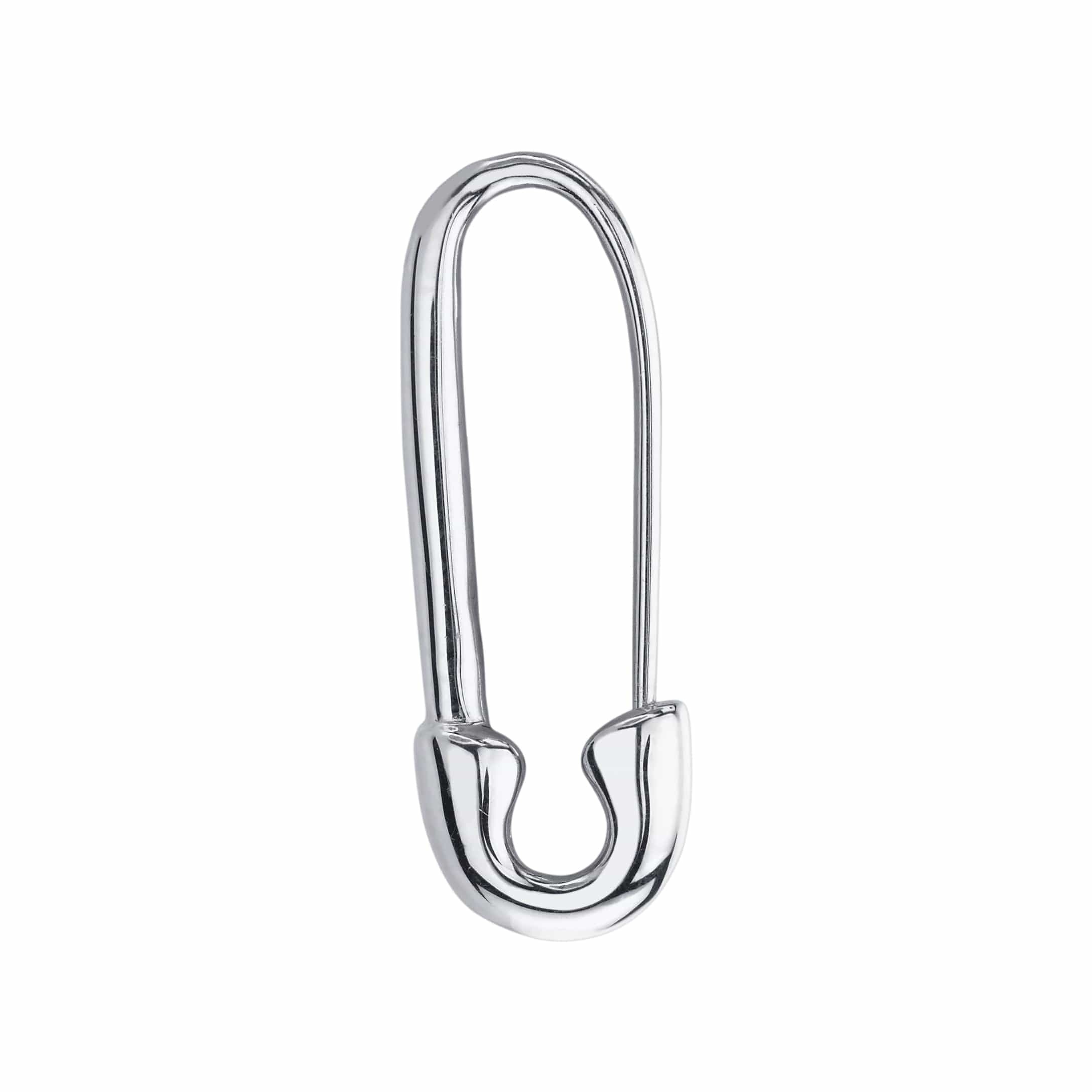 Classic Safety Pin White Gold at Anita Ko