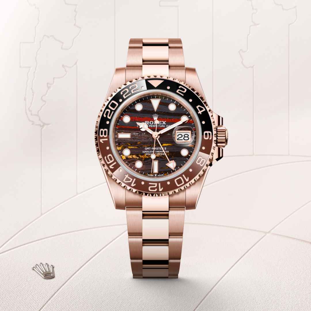 Rolex GMT-Master II in 18 kt Everose gold, M126715CHNR-0002