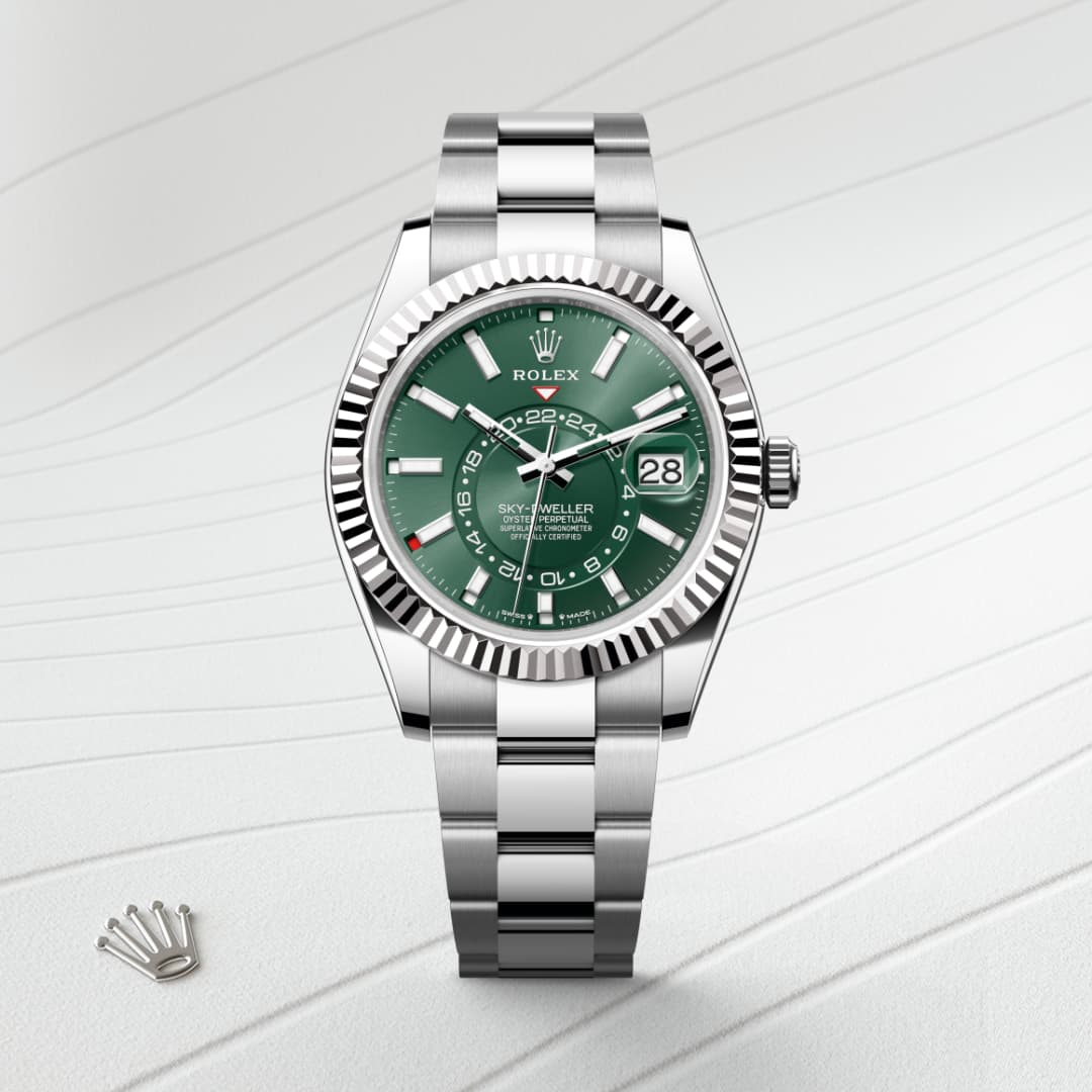Rolex Sky-Dweller in White Rolesor - combination of