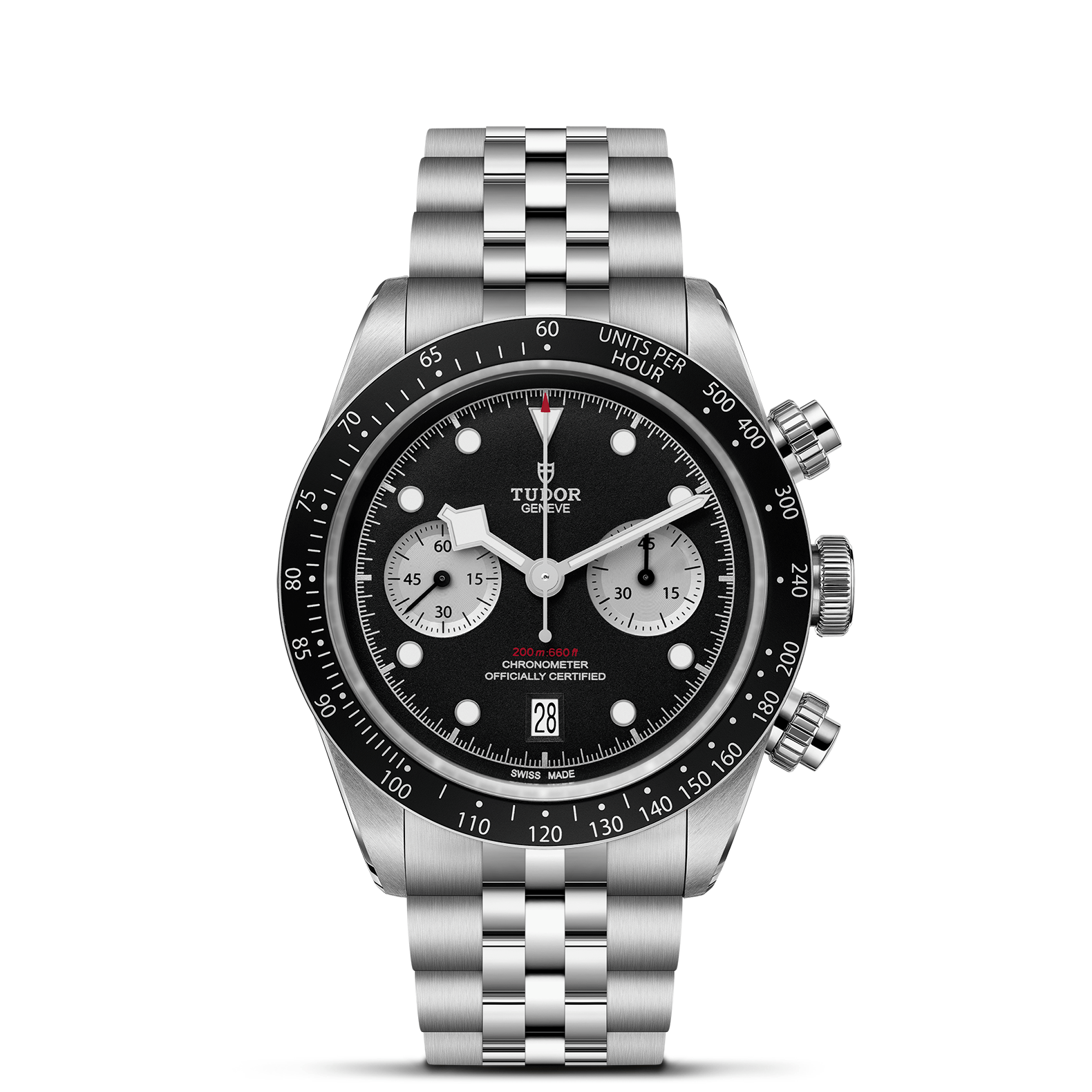 TUDOR Black Bay Chrono Steel M79360N-0013 Black Dial | Long's Jewelers