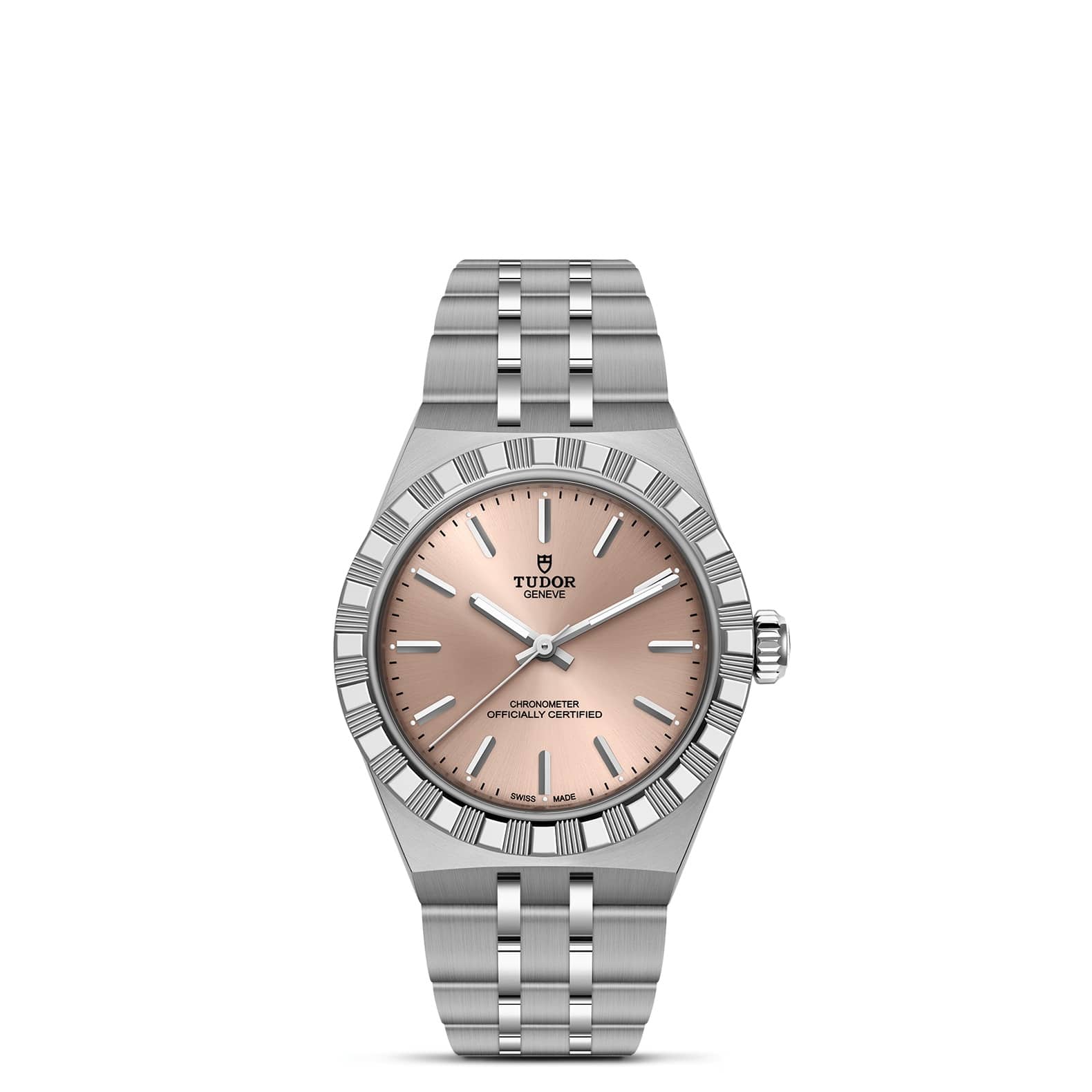 ロイヤルブラッド TUDOR Royal 30mm Steel M2830A1A0-0003 Salmon Dial | Long's Jewelers