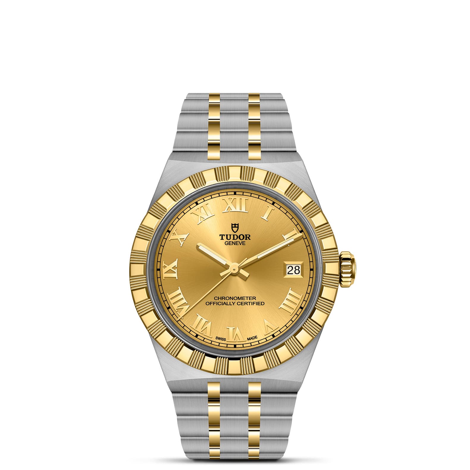 TUDOR Royal 36mm Steel and Yellow Gold M2836C1A3-0002 – Long's