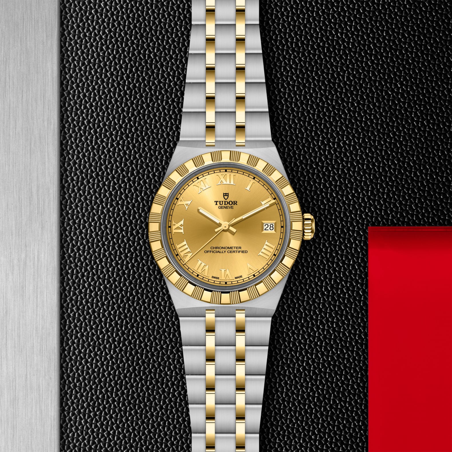 TUDOR Royal 36mm Steel and Yellow Gold M2836C1A3-0002 Gold Dial