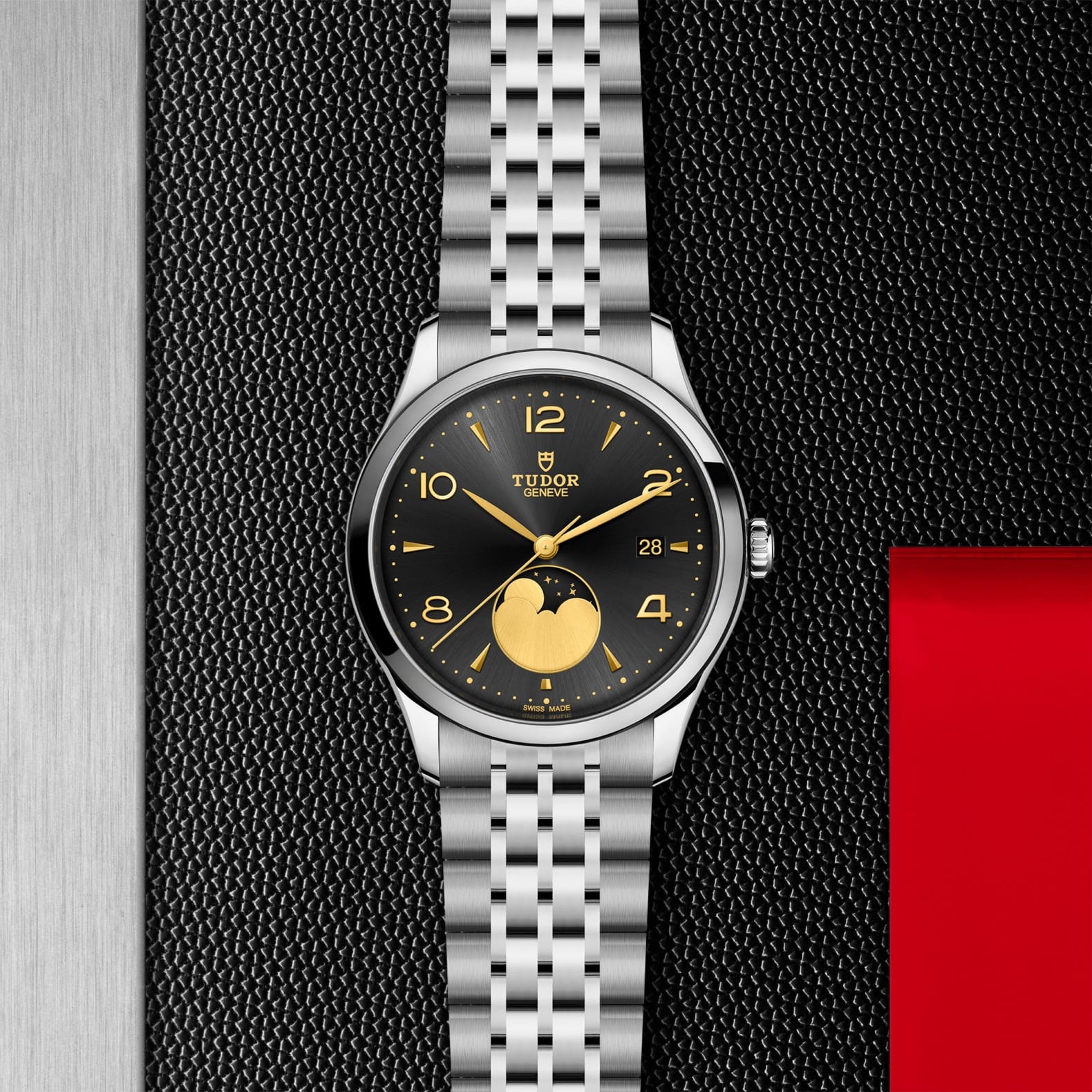 TUDOR 1926 Luna M91560-0003 Black Dial | Long's Jewelers