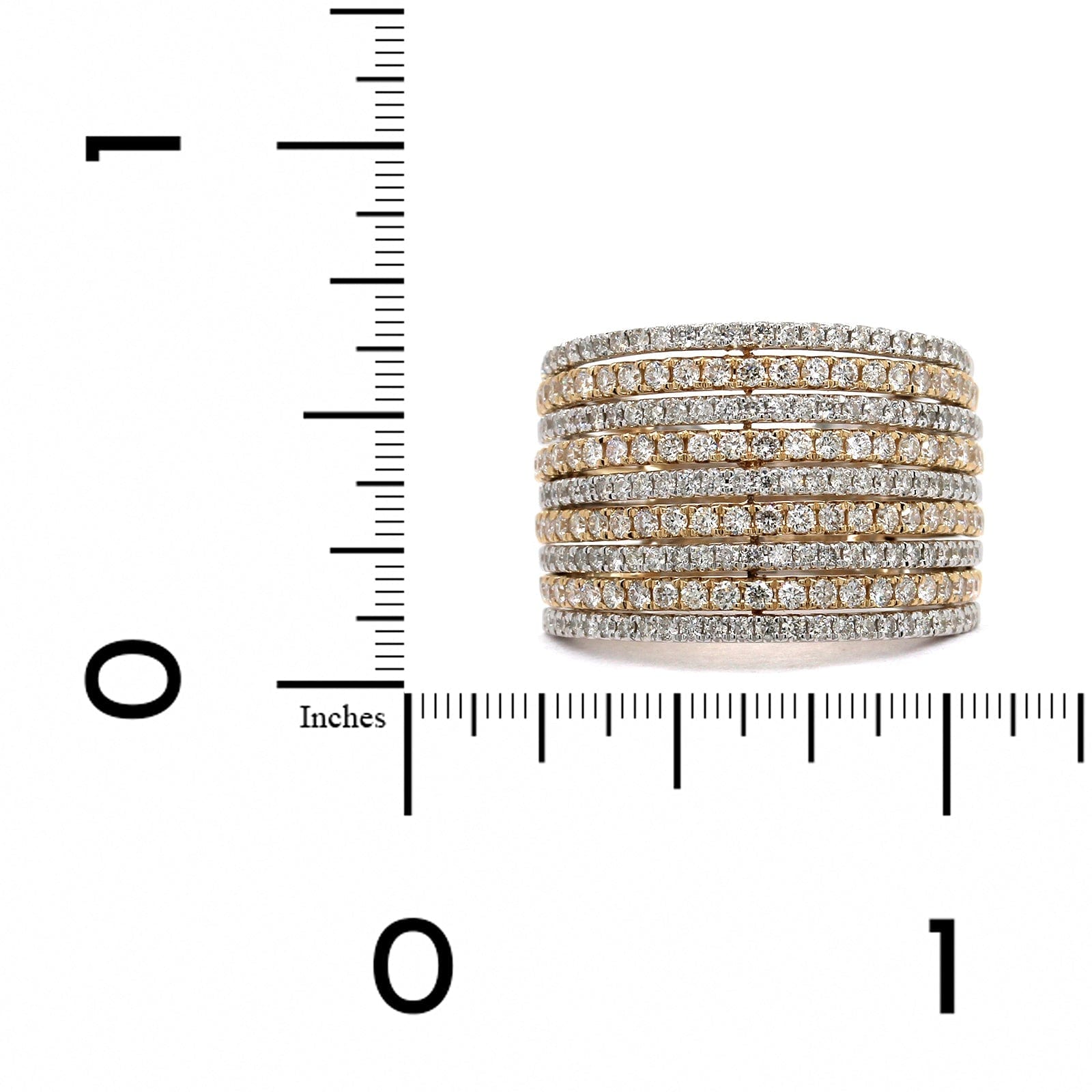 14K] Pave diamond point ring – DAUGHTERS JEWELRY