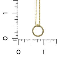 Roberto Coin 18K Yellow Gold Diamond Circle Necklace