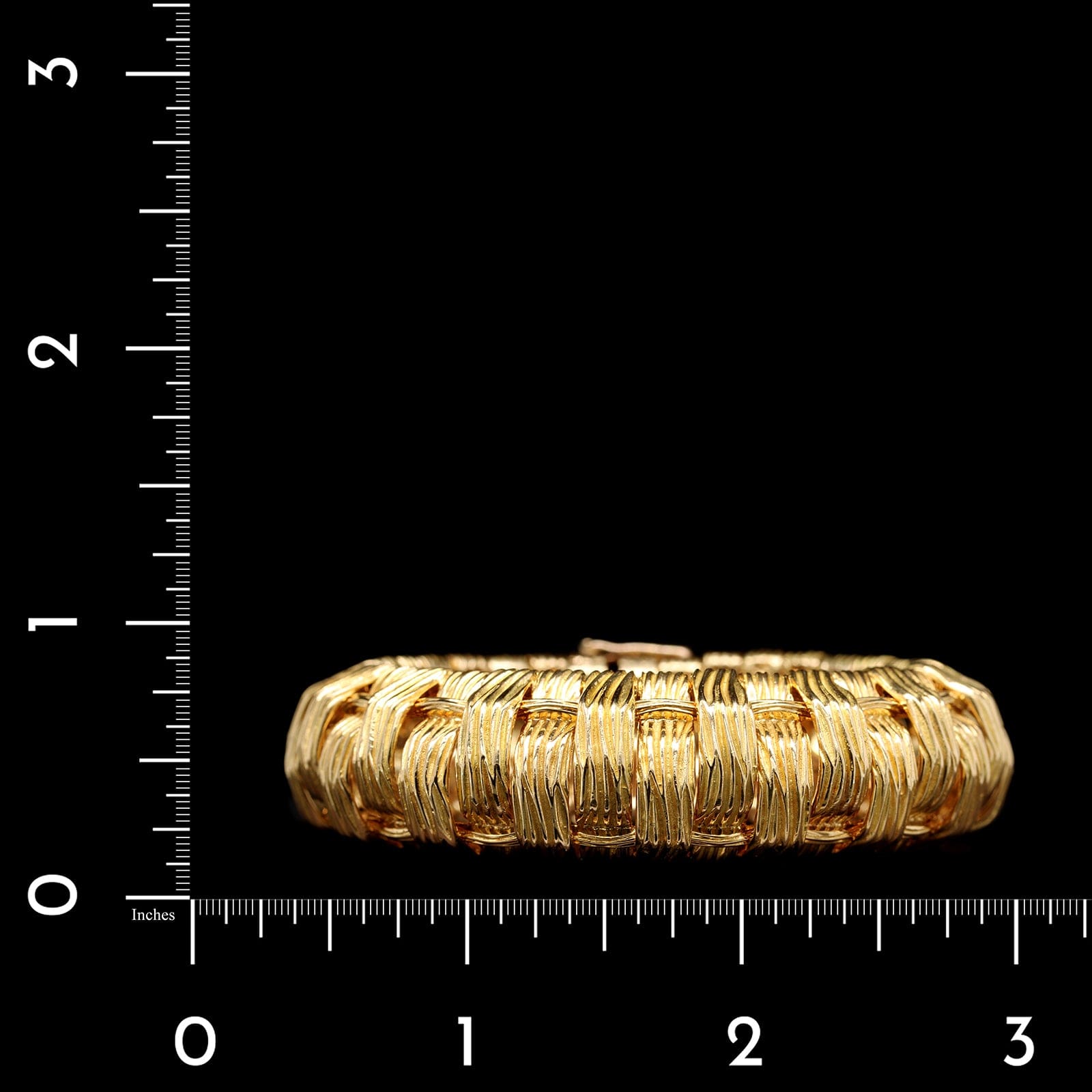 Vintage Bulgari 18K Yellow Gold Estate Bracelet – Long Gold plated bulgari bracelet display picture 1