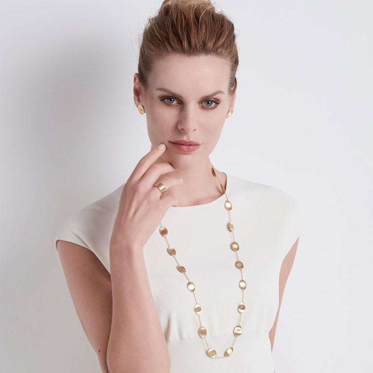 MARCO BICEGO ルナリア　ステーションデザインネックレス Marco Bicego Lunaria 5 Leaf Necklace – J.R.DUNN