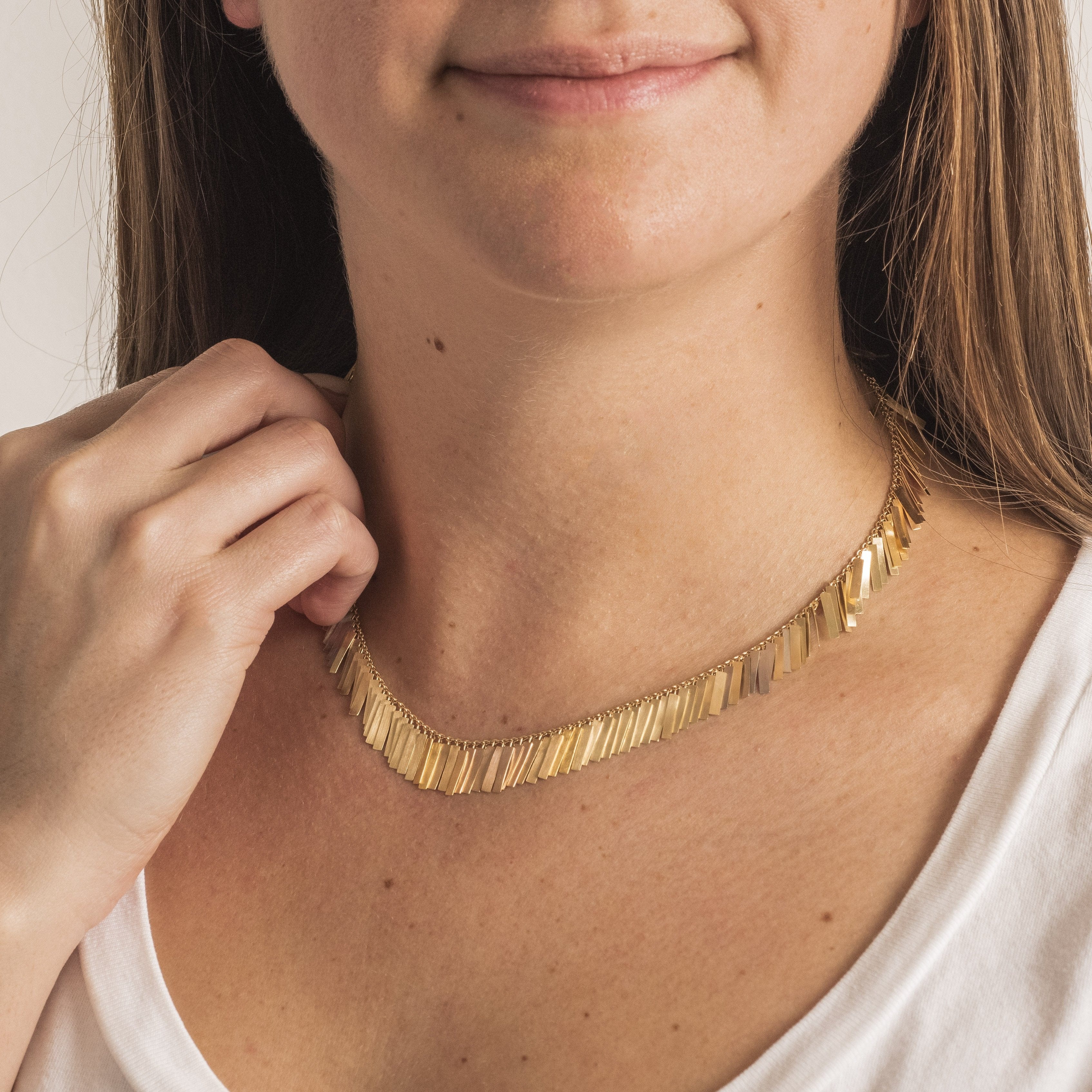 Ameri（アメリ）の「CHAIN FRINGE NECKLACE（ネックレス）」 - WEAR