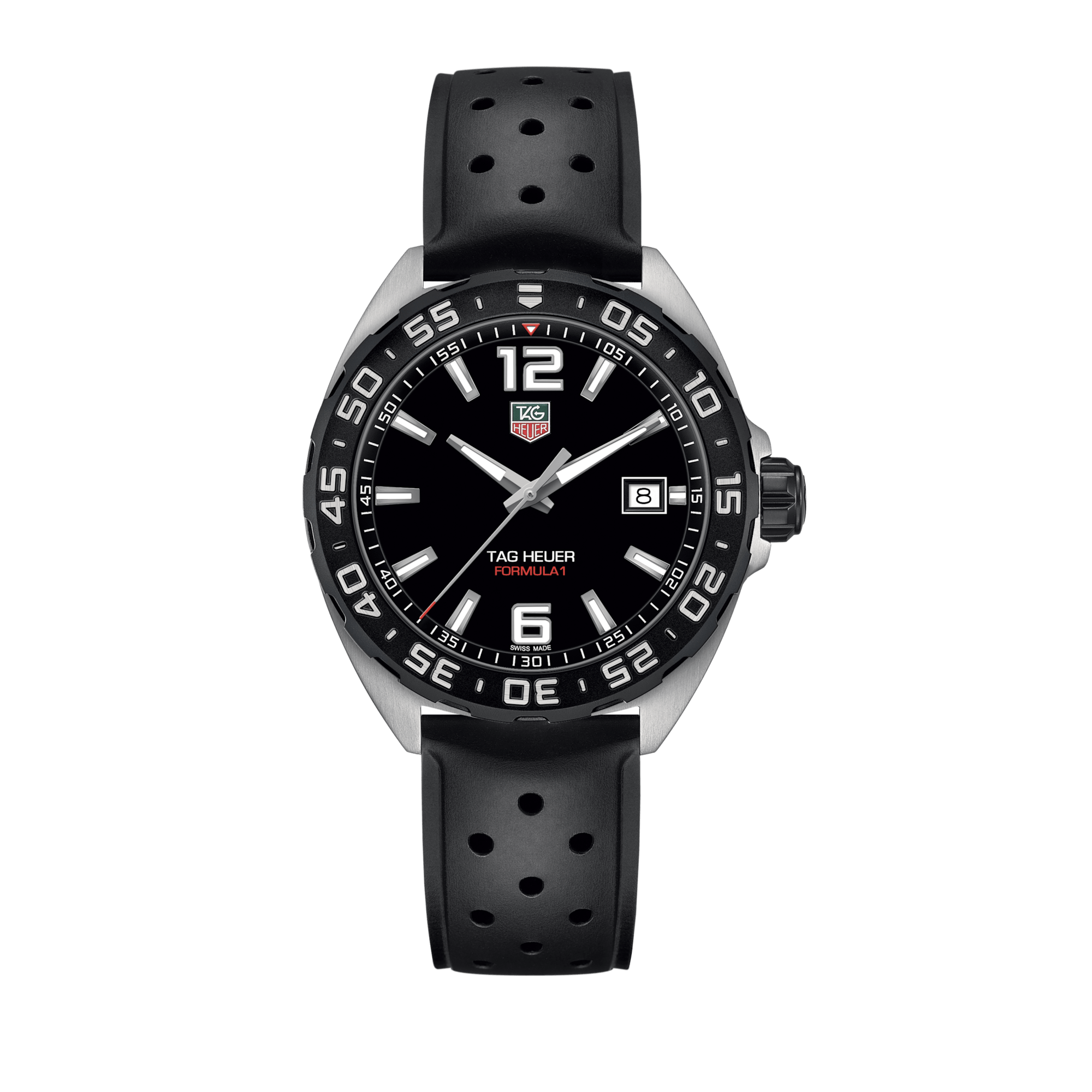 TAG Heuer Formula 1 Quartz Mens Black Rubber Watch