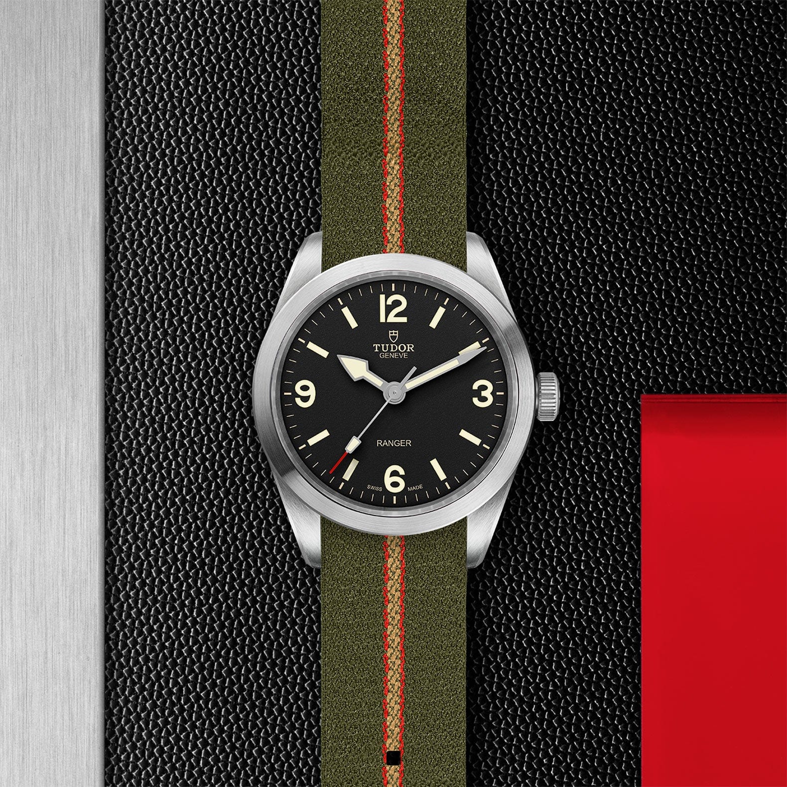 TUDOR Ranger 39 Steel M79950-0003 Black Dial | Long's Jewelers