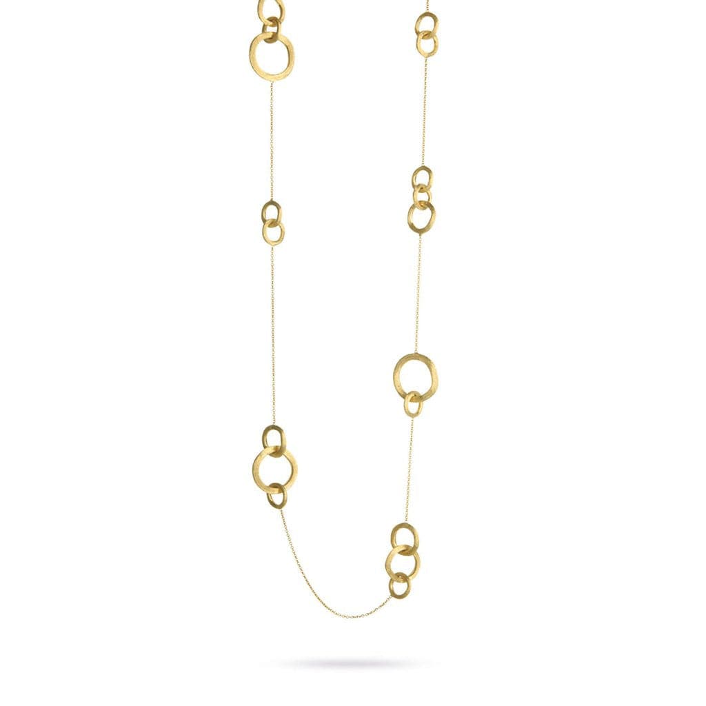 Jaipur 18K Yellow Gold Link Long Necklace