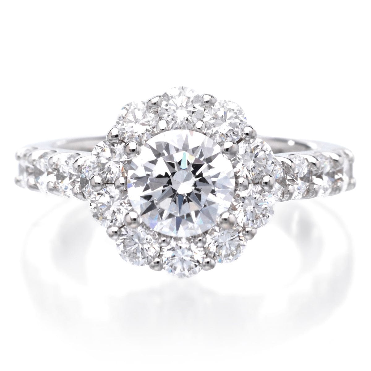 18K White Gold Wynona Engagement Ring