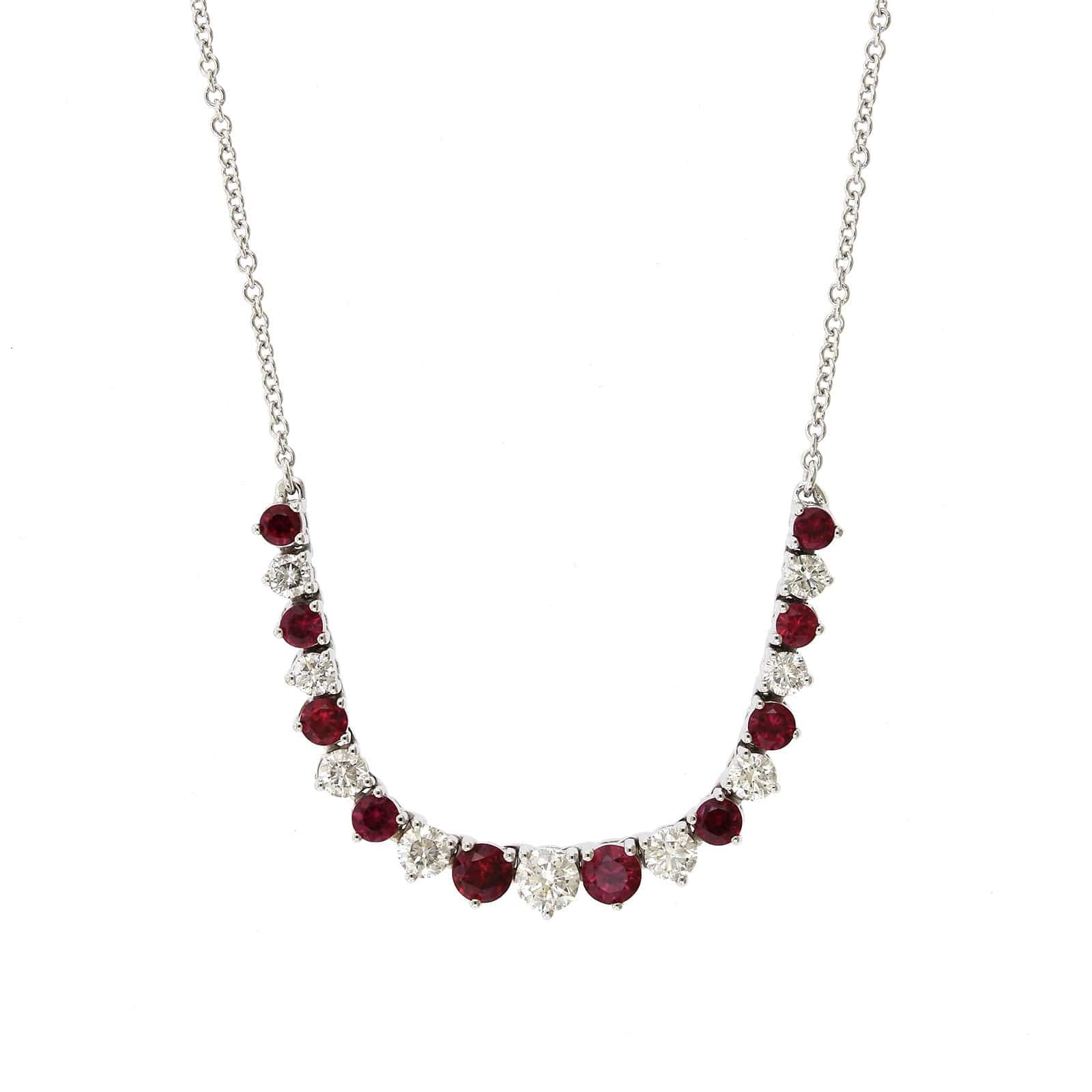 Ruby long necklace hotsell