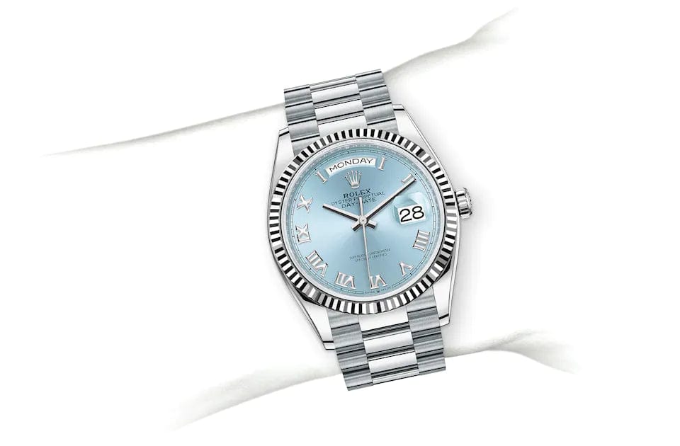 Day-Date 36, Oyster, 36 mm, platinum Specifications