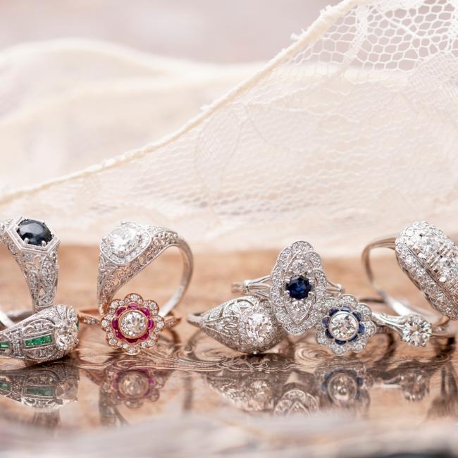 9 Unique Vintage Style Engagement Rings [Feat. Real Vintage Diamonds]