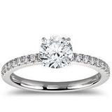 Diamond Accent Style Engagement Rings