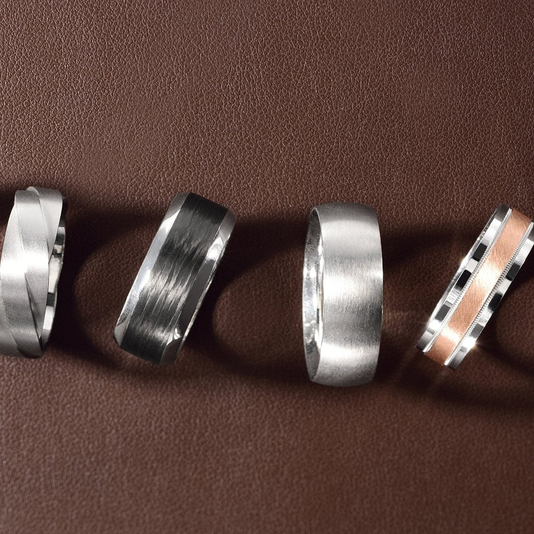 14 Men's Wedding Rings To Match His Style & Personality