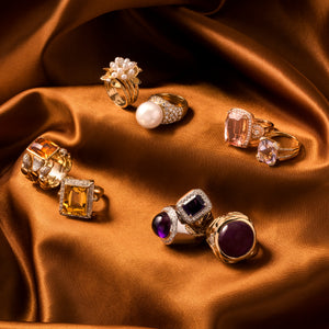 12 Estate Cocktail Rings We’re Loving Right Now