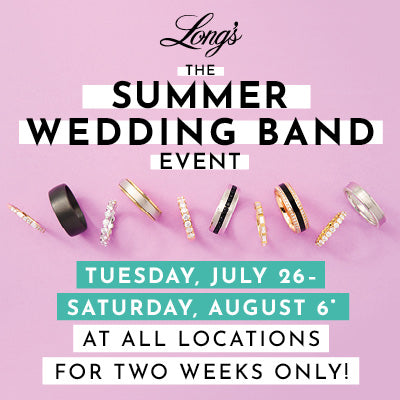 Long's wedding clearance band weekend 2019
