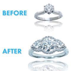 Resetting Diamond Engagement Rings