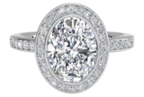 Diamond Halo Style Engagement Rings