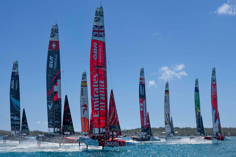 A SailGP race
