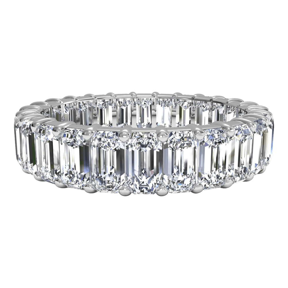 5 Stunning Emerald Cut Eternity Bands