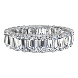 5 Stunning Emerald Cut Eternity Bands