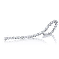 Platinum Round Diamond Bracelet