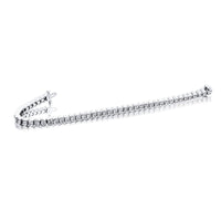 Platinum Round Diamond Bracelet