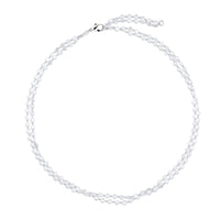Platinum Rose-Cut Diamond 42 inch Necklace