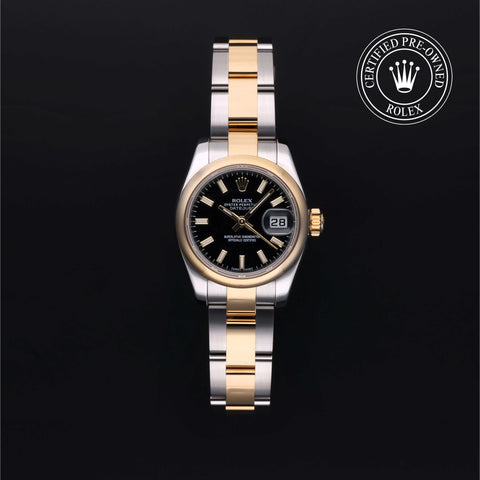 Rolex Certified Pre-Owned Datejust in Oyster, 26 mm, Stainless Steel and yellow gold watch