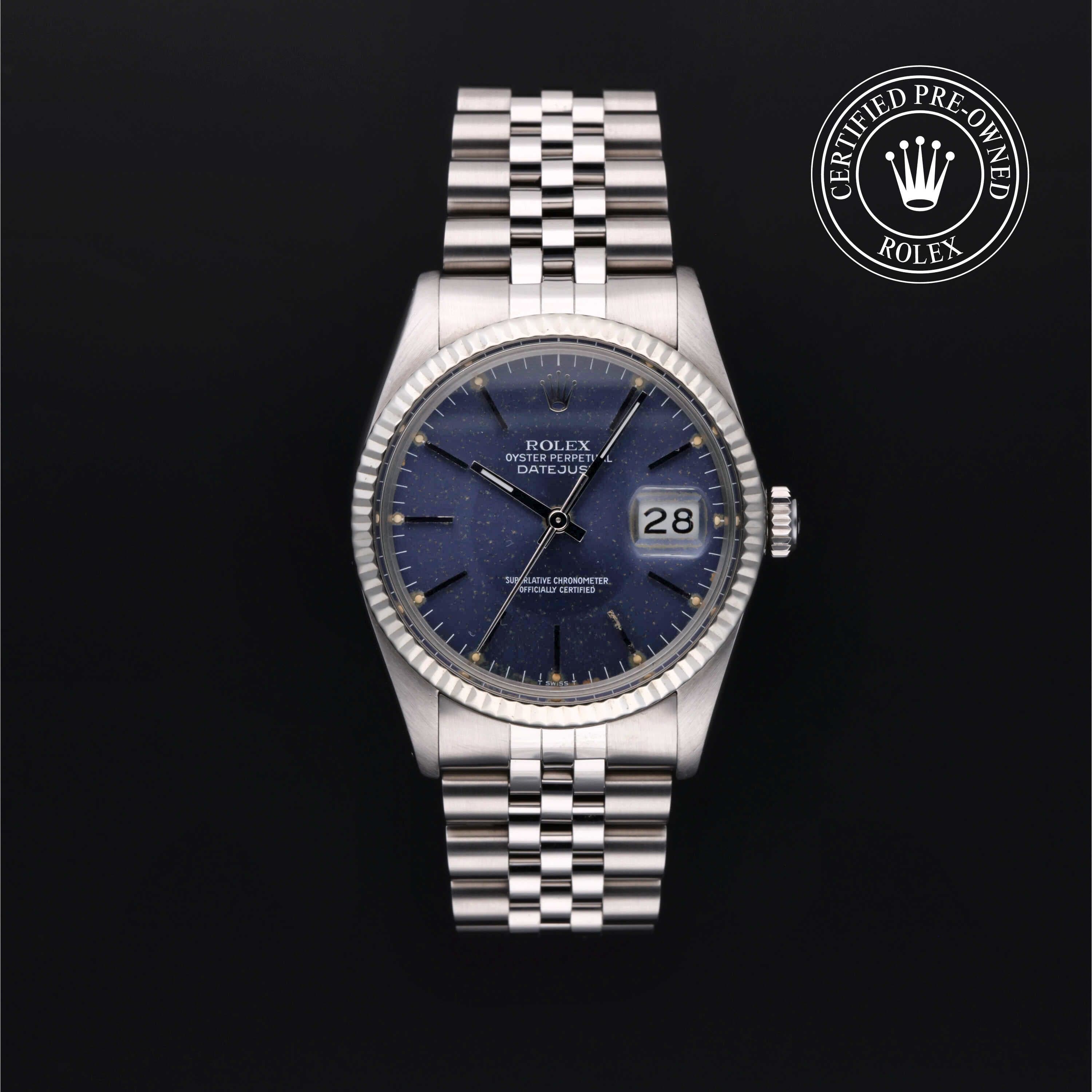 Rolex Certified Pre-Owned Datejust in , 36 mm, Stainless steel and white gold watch