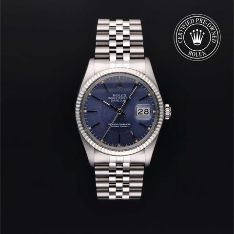 Rolex Certified Pre-Owned Datejust in , 36 mm, Stainless steel and white gold watch