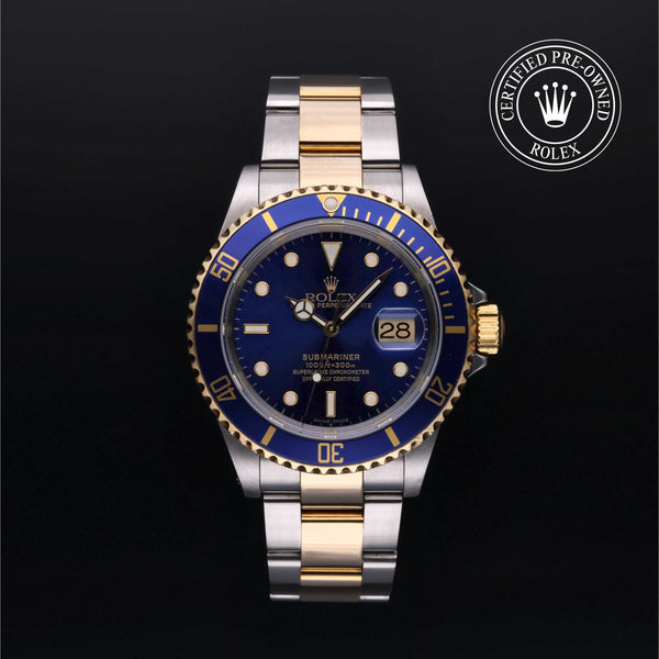 Rolex Certified Pre-Owned Submariner in Oyster, 40 mm, Stainless Steel and yellow gold watch