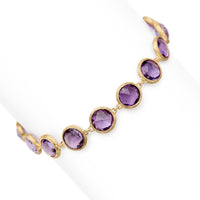 Marco Bicego Jaipur 18K Yellow Gold Amethyst Bracelet